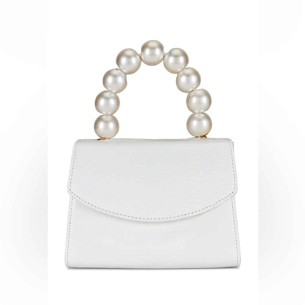OLGA BERG PETA PEARL HANDLE BAG NWT